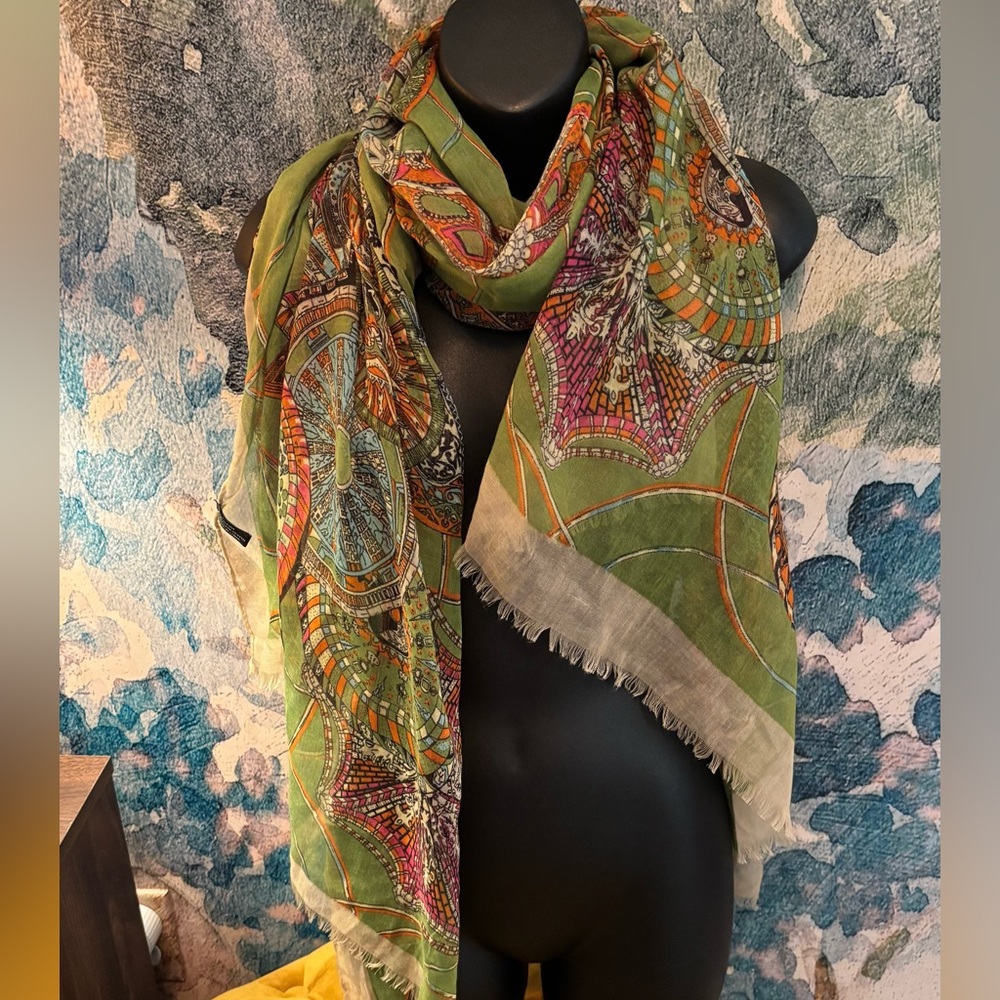 Scarf Colorful Patterned Scarf wrap